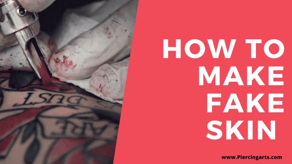 How to make Fake Skin for Tattooing