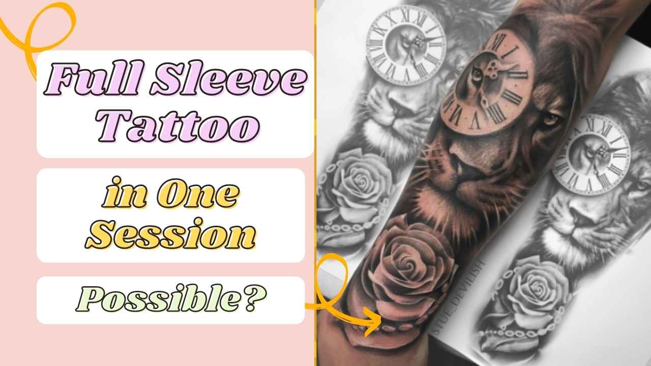 can you get a full sleeve tattoo in one session